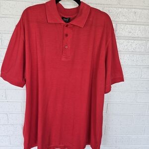 1153 Izco brand men's shirt. Classic Red Men's Shirt